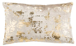 Safavieh Edmee Metallic Pillow, PLS881 - Beige/Gold