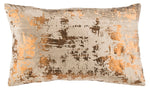 Safavieh Edmee Metallic Pillow, PLS881 - Potato Brown / Copper