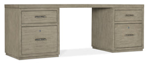 Hooker Furniture - Linville Falls 84" Desk with Two Files - 6150-10913-85