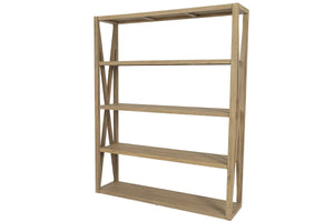 Sunset West - Coastal Teak X Bookcase - SW5501-XBK