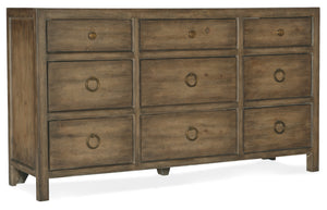 Hooker Furniture - Sundance Nine-Drawer Dresser - 6015-90202-89