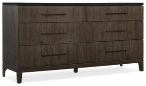 Hooker Furniture - Miramar Aventura Raphael Six-Drawer Stone Top Dresser - 6202-90002-DKW