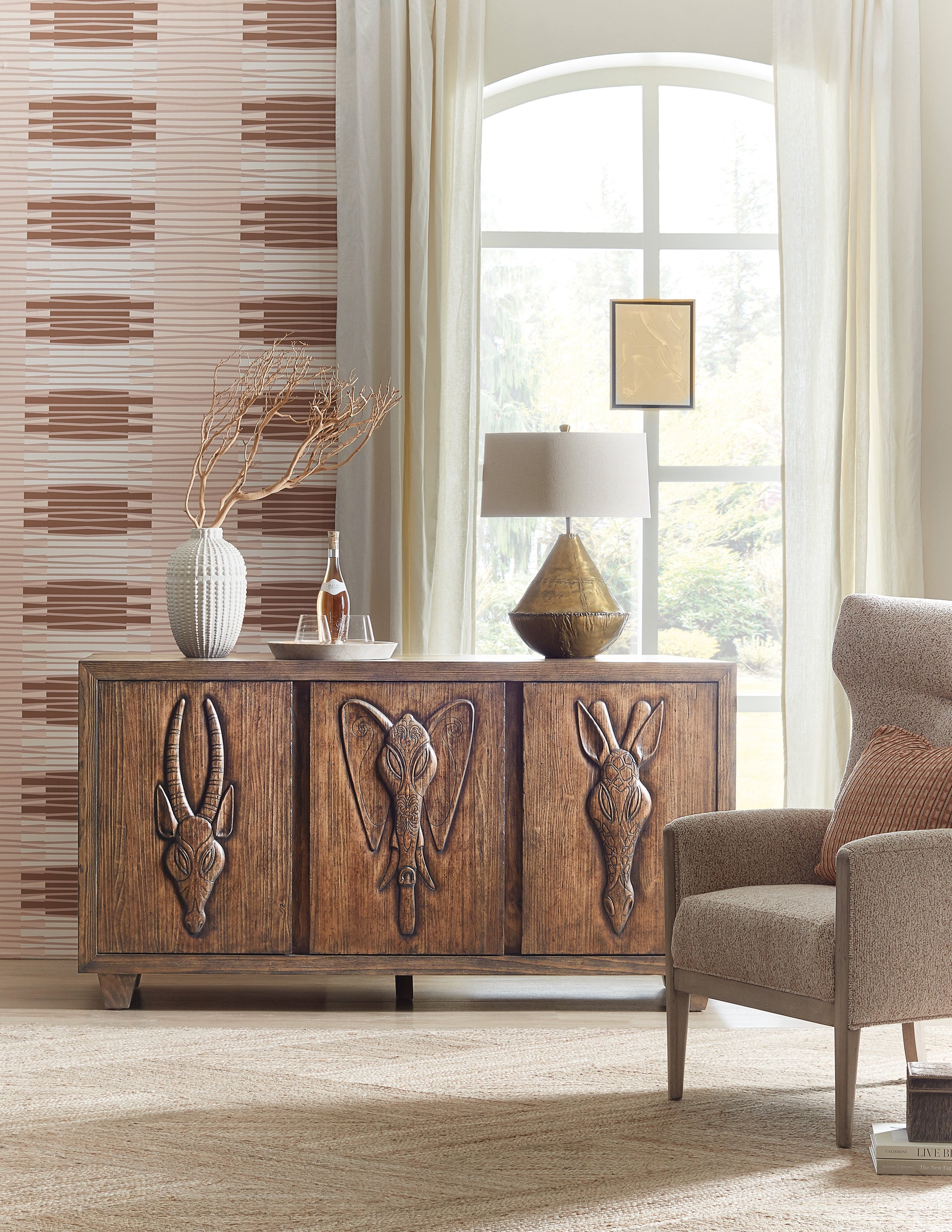 Commerce & Market Safari Credenza | Hooker Furniture - 7228-85099-85