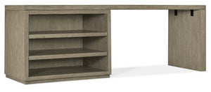 Hooker Furniture - Linville Falls 84" Desk with Open Desk Cabinet - 6150-10916-85