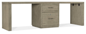 Hooker Furniture - Linville Falls 96" Desk with One Centered File - 6150-10924-85