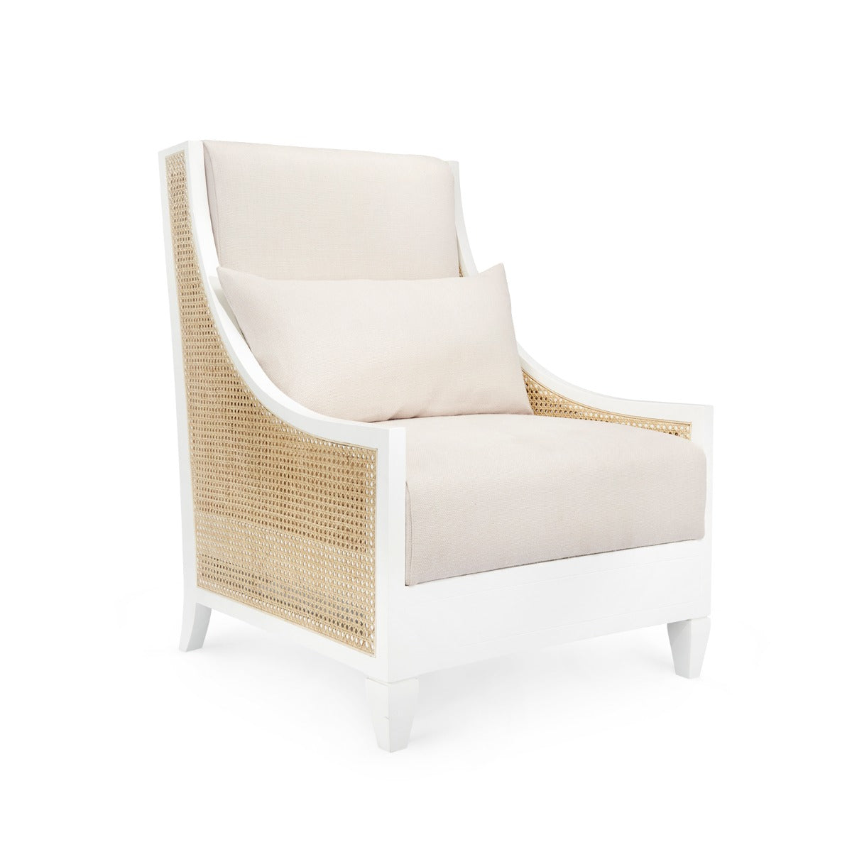 Villa & House - Raleigh Club Chair, Eggshell White - RAL-565-09