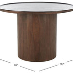 Safavieh Couture Devin Round Pedestal Dining Table, SFV1700