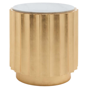 Safavieh Couture Elodie Gold Side Table, SFV3540
