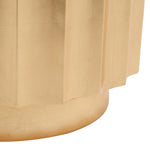 Safavieh Couture Elodie Gold Side Table - Gold Leaf / White