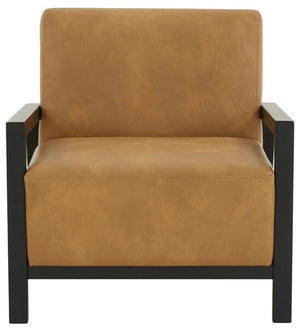Safavieh Couture Roselle Vegan Leather Accent Chair, SFV4762