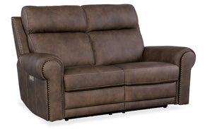 Hooker Furniture - Duncan Power Loveseat w/Power Headrest & Lumbar - SS635-PHZL2-088