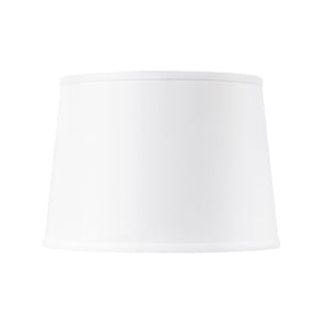Villa & House - Shade 14-inch White Linen, with Nickel - SHD-14-WHL-807