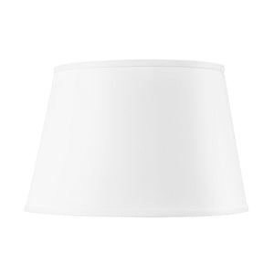 Villa & House - Shade 16-inch White Linen, with Nickel - SHD-16-WHL-807