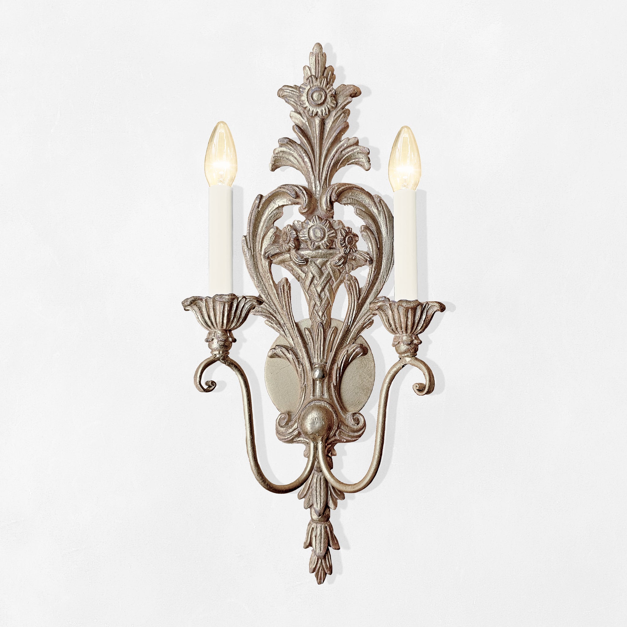 Decorative Crafts Concetta Silver Sconce - Vnn3-Ga22