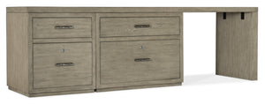 Hooker Furniture - Linville Falls 96" Desk with File and Lateral File - 6150-10928-85