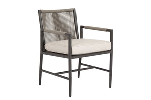 Sunset West - Pietra Dining Chair in Echo Ash, No Welt - Graphite - SW4601-1-EASH-STKIT