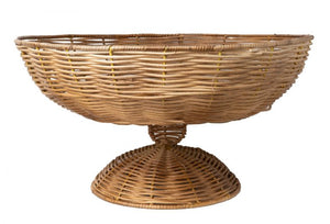 The Enchanted Home Wicker Centerpiece Bowl