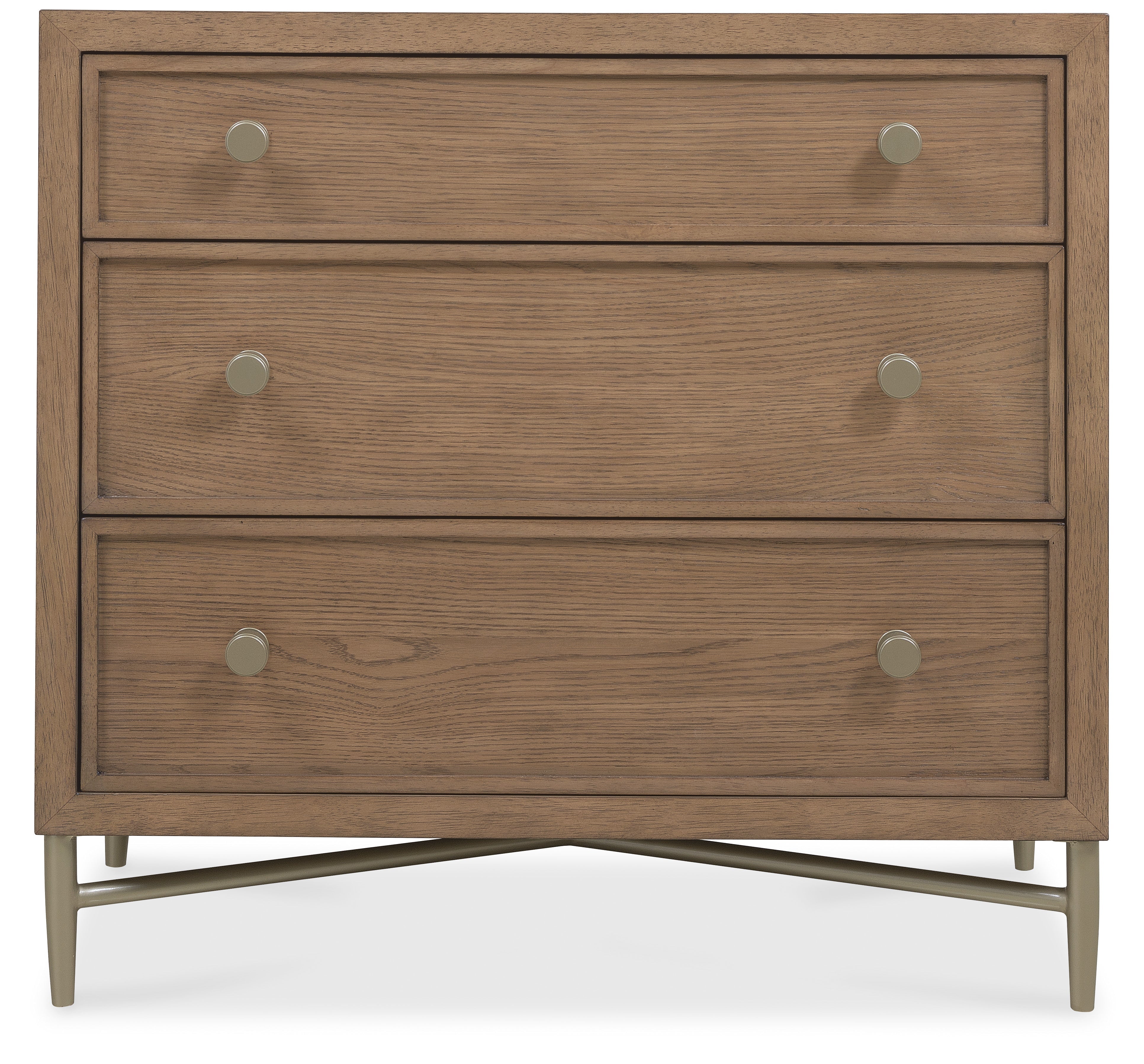 Sonnet Three-Drawer Nightstand | Hooker Furniture - 6072-90216-85