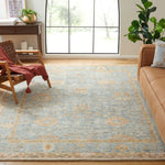 Samarkand 131 Light Blue / Beige | Safavieh - SRK131M-10
