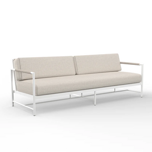 Sunset West - Sabbia Sofa in Echo Ash, No Welt - White - SW4901-23-EASH-STKIT