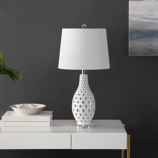 Safavieh Harlem Ceramic Table Lamp, TBL4250 -  White