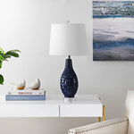 Safavieh Harlem Ceramic Table Lamp, TBL4250 -  Navy