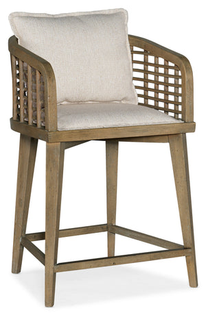 Hooker Furniture - Sundance Barrel Back Swivel Counter Stool - 6015-75350-89