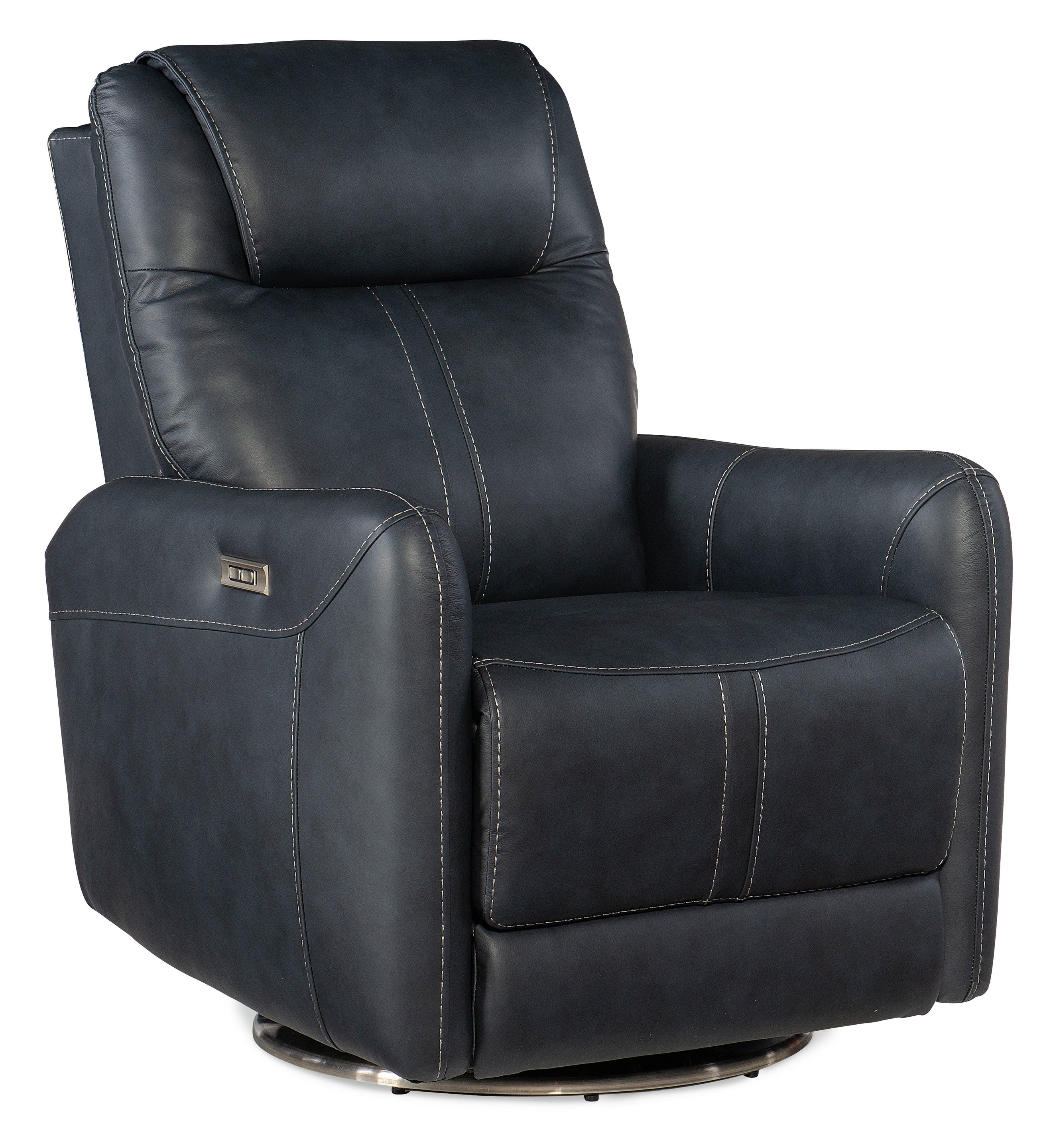 Steffen Swivel Power Recliner with Power Headrest | Hooker Furniture - RC601-PHSZ-049