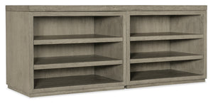 Hooker Furniture - Linville Falls 72" Credenza with Two Open Desk Cabinets - 6150-10911-85