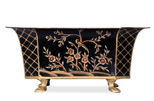 The Enchanted Home Black & Gold Octagon Planter