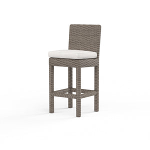 Sunset West - Coronado Counter Stool in Canvas Flax w/ Self Welt - Driftwood - SW2101-7C-FLAX-STKIT