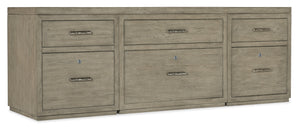 Hooker Furniture - Linville Falls 84" Credenza with Two Files and Lateral File - 6150-10919-85