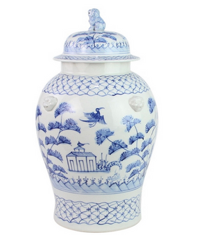 The Enchanted Home Large Village Scene Jar