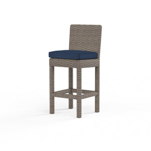 Sunset West - Coronado Counter Stool w/ Sunbrella Fabric - Driftwood Finish - SW2101-7C
