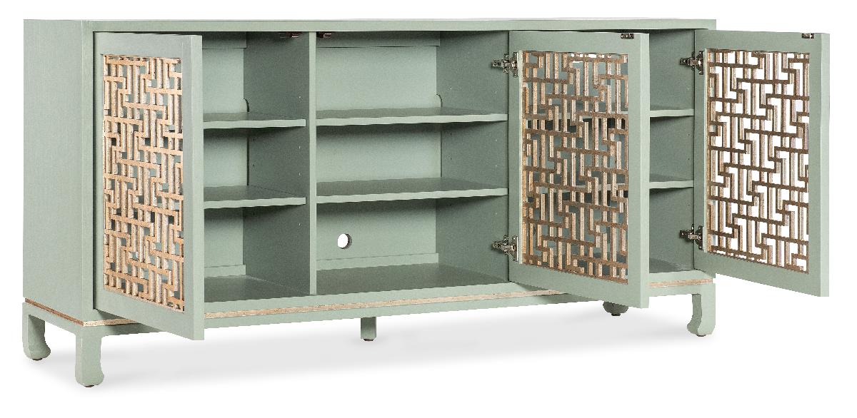 Commerce & Market Trellis Entertainment Credenza | Hooker Furniture - 7228-55036-35