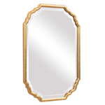 Home Decor Metallic Gold Leaf Mirror - Lightly Antiqued