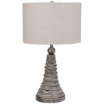 Home Decor Dove Gray Ceramic Table Lamp