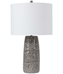 Home Decor Black And White Brick Pattern Ceramic Table Lamp