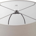 Home Decor Stacked Crystal Separated By Dark Antique Nickel Accents Table Lamp