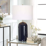Navy Blue Home Decor Table Lamp