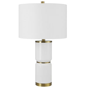 Gloss White Decor Market Table Lamp