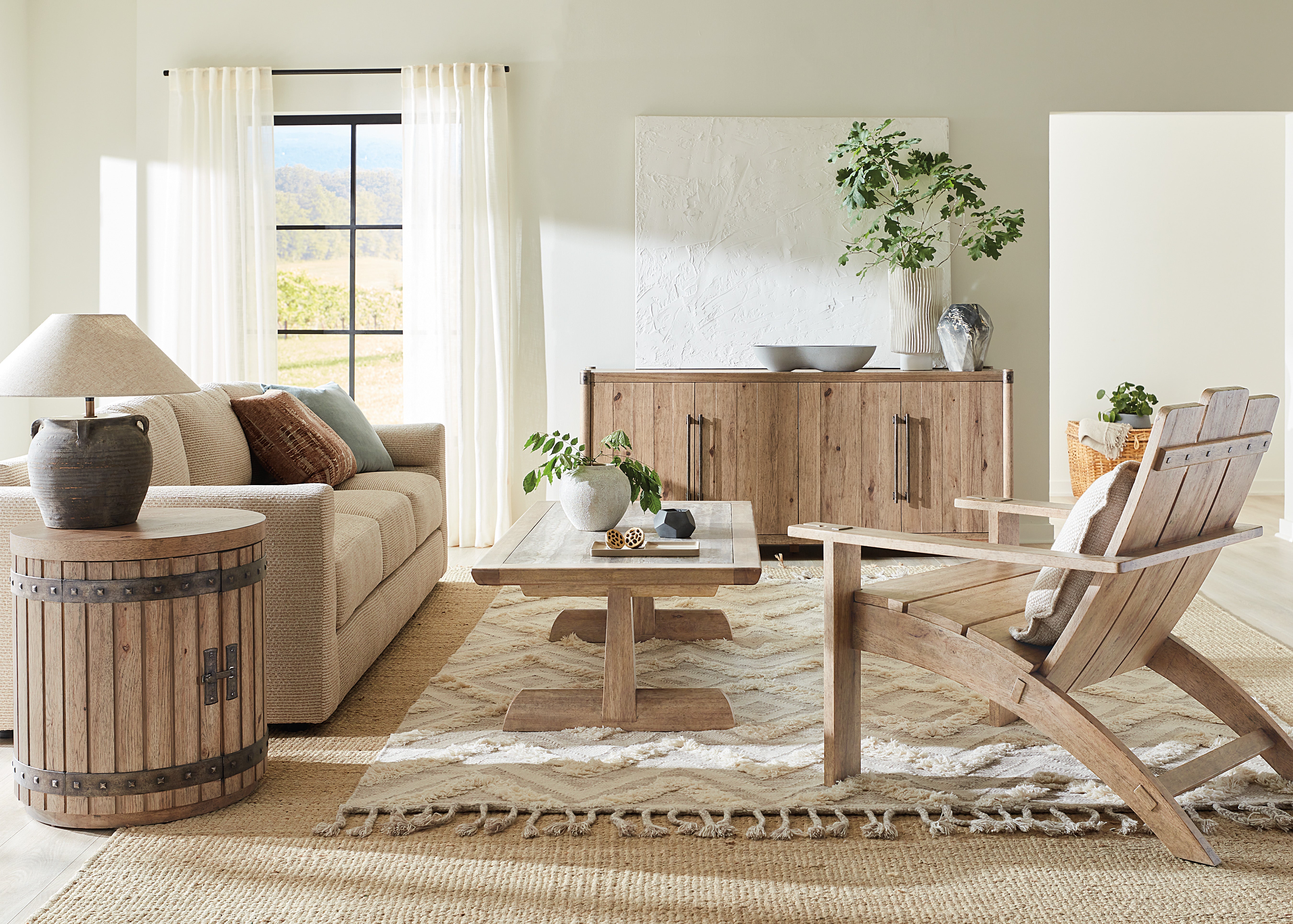 Vineyard Row Rectangle Cocktail Table | Hooker Furniture - 6952-80310-80