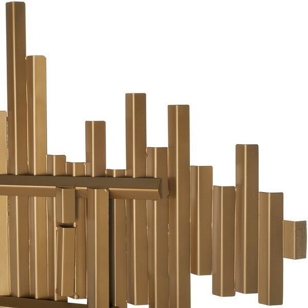 Safavieh Ryona, 33.5 Inch, Iron Wall Decor, WDC1028 - Antique Brass