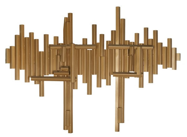 Safavieh Ryona, 33.5 Inch, Iron Wall Decor, WDC1028 - Antique Brass