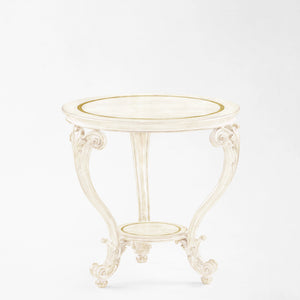 Decorative Crafts RENZO White Table - VNN15-WG29