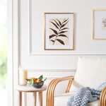 Safavieh Everglade Evenings, 16 X 20 Inch, Framed Wall Art, WLA2058 - Burgundy / Antique Ivory