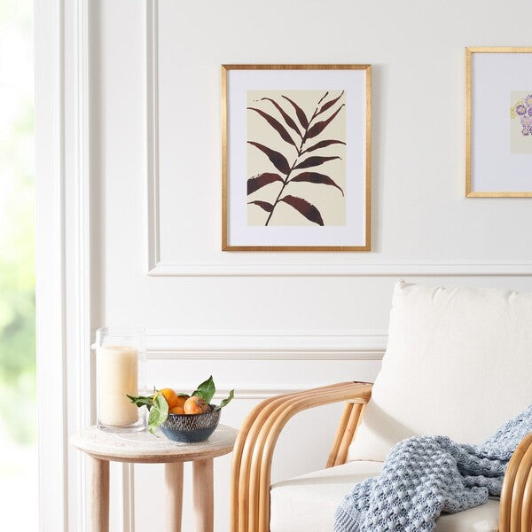 Safavieh Everglade Evenings, 16 X 20 Inch, Framed Wall Art, WLA2058 - Burgundy / Antique Ivory