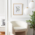 Safavieh Play Hard, 16 X 20 Inch, Framed Wall Art, WLA2059 - Ivory / Navy