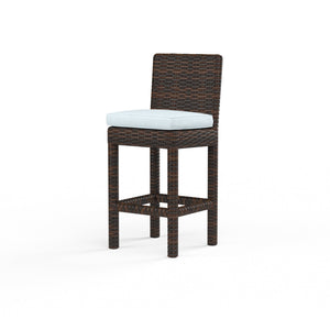 Sunset West - Montecito Counter Stool w/ Sunbrella Fabric - Cognac Finish - SW2501-7C