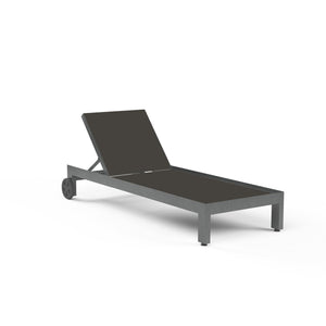 Sunset West - Redondo Adjustable Sling Chaise - Slate - SW3801-9
